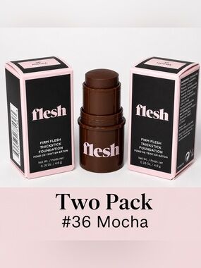 TWO PACK Flesh Firm Flesh Thickstick Foundation by Revlon- #36 Mocha